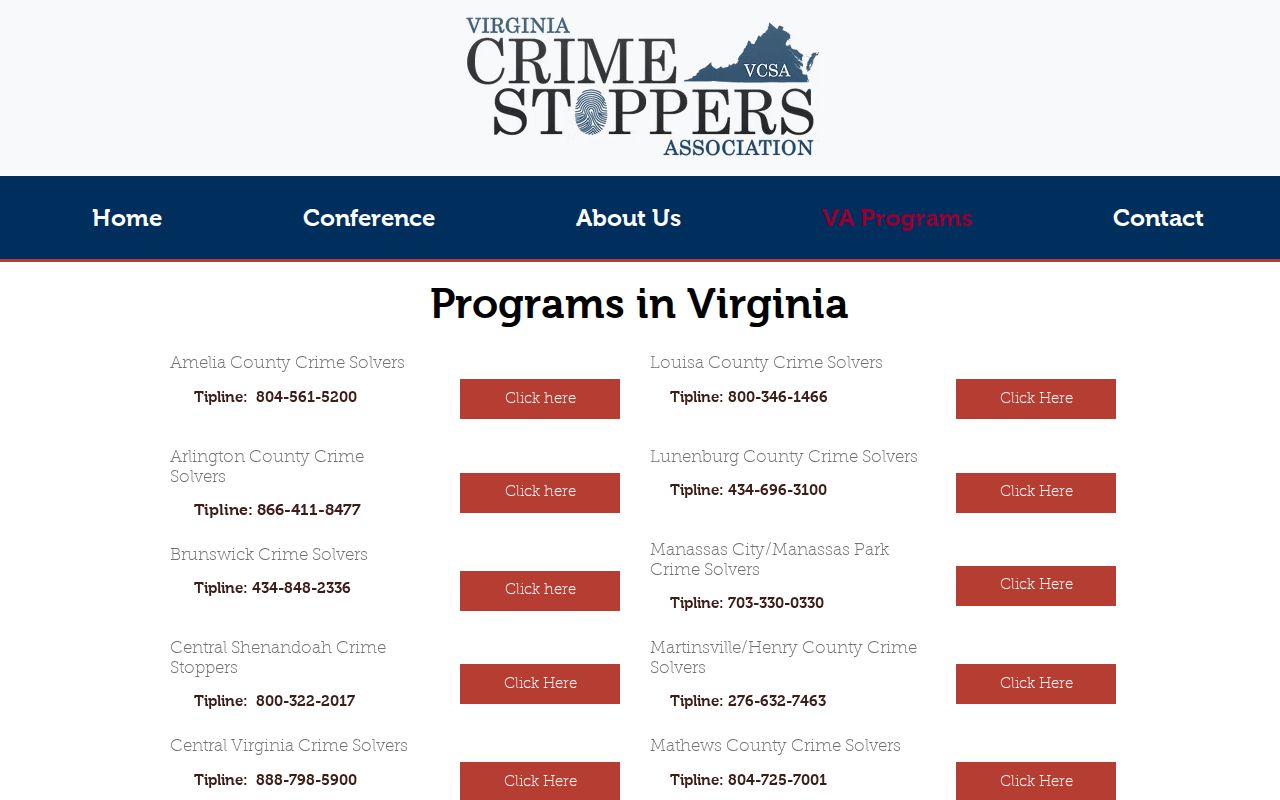 Southampton County Crime Solvers tip program source